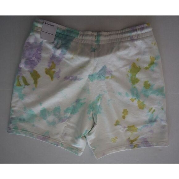 Nike DM1871-530 Men's Sz M Green/Pink Tie Dye Jordan Sport DNA Fleece Shorts - Picture 2 of 11